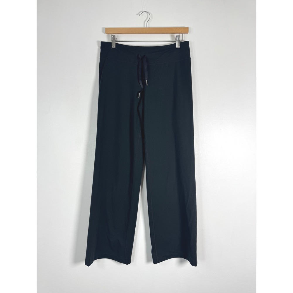 Athletic Under Armour Womens Small Wide Leg Pants Black AllseasonGear Drawstring